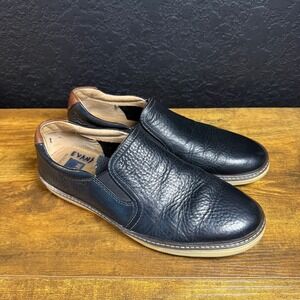 Johnston & Murphy Men's Black Leather Slip On Loafers Dress Shoes Size 8.5M